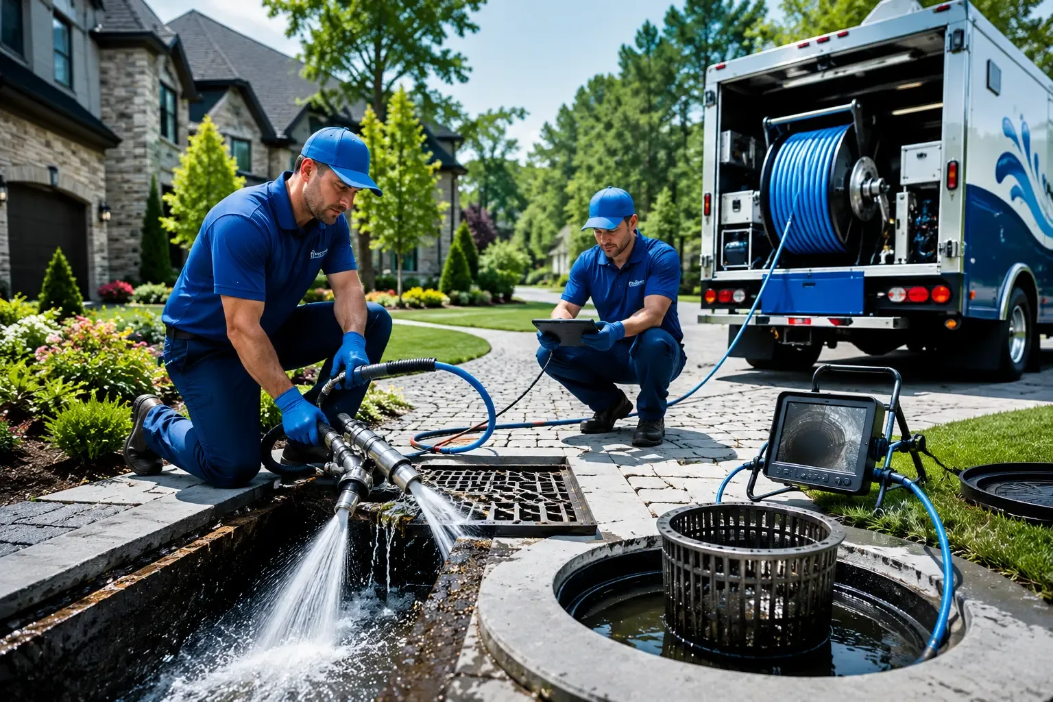 Local outdoor drain cleaning professionals in Ponemah, MN